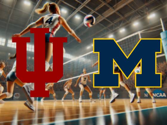 Indiana Hoosiers at Michigan Wolverines Women's Volleyball